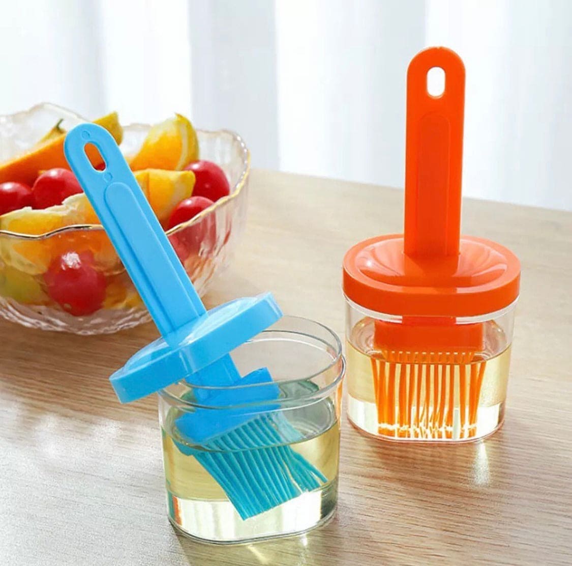 Silicone Oil Brush With Bottle, High Temperature Resistant Silicone Bottle Brush, Portable Barbecue Oil Brushkk Silicone Oil Brush With Bottle, High Temperature Resistant Silicone Bottle Brush, Portable Barbecue Oil Brushkk